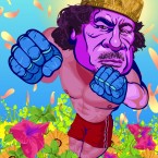 pretty dictator series -pretty Gadhafi-